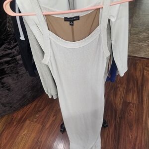 Luxe Label White Sleeveless Dress